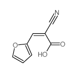 2-Propenoic acid,2-cyano-3-(2-furanyl)-结构式