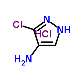 3-氯-4-氨基吡唑盐酸盐结构式