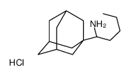 1-(1-AMINOPENTYL)ADAMANTANE HYDROCHLORIDE Structure