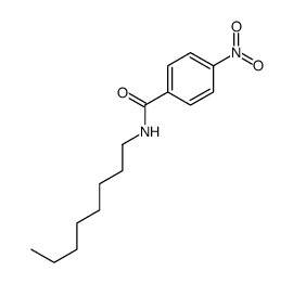 4-nitro-N-octylbenzamide Structure