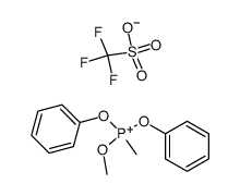 methylmethoxydiphenoxyphosphonium triflate Structure