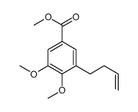 methyl 3-but-3-enyl-4,5-dimethoxybenzoate结构式