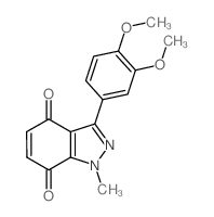 3-(3,4-dimethoxyphenyl)-1-methyl-indazole-4,7-dione picture