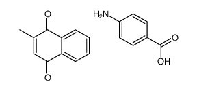 4-aminobenzoic acid,2-methylnaphthalene-1,4-dione Structure