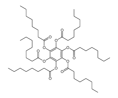 (2,3,4,5,6-pentaoctanoyloxyphenyl) octanoate Structure