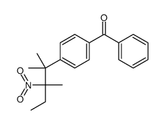 [4-(2,3-dimethyl-3-nitropentan-2-yl)phenyl]-phenylmethanone结构式