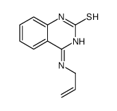 4-(prop-2-enylamino)-1H-quinazoline-2-thione结构式