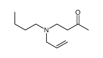 4-[butyl(prop-2-enyl)amino]butan-2-one Structure
