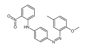 N-[4-[(2-methoxy-5-methylphenyl)diazenyl]phenyl]-2-nitroaniline结构式