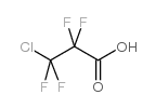 3-chlorotetrafluoropropionic acid Structure