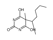 5-Methyl-5-(1-methylpentyl)-2,4,6(1H,3H,5H)-pyrimidinetrione structure
