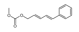 methyl 5-phenylpenta-2,4-dienyl carbonate Structure