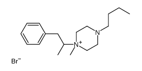 4-butyl-1-methyl-1-(1-phenylpropan-2-yl)piperazin-1-ium,bromide Structure