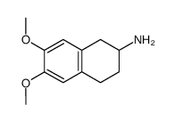 2-NAPHTHALENAMINE, 1,2,3,4-TETRAHYDRO-6,7-DIMETHOXY-, HYDROCHLORIDE结构式