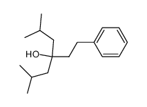 2,6-dimethyl-4-phenethylheptan-4-ol结构式