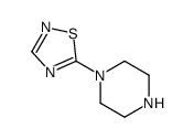 Piperazine, 1-(1,2,4-thiadiazol-5-yl)- (9CI) Structure