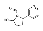 1-nitroso-5-pyridin-3-ylpyrrolidin-2-ol结构式