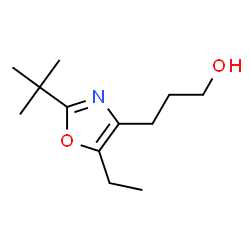 4-Oxazolepropanol,2-(1,1-dimethylethyl)-5-ethyl-(9CI)结构式