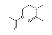 Ethanethioamide,N-[2-(acetyloxy)ethyl]-N-methyl-结构式