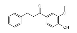 1-(4-hydroxy-3-methoxyphenyl)-3-phenylpropan-1-one Structure