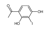 1-(2,4-dihydroxy-3-iodophenyl)ethanone Structure