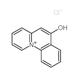 benzo[c]quinolizin-11-ium-6-ol,chloride Structure
