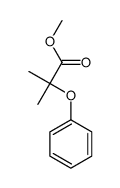 methyl 2-methyl-2-phenoxypropanoate structure