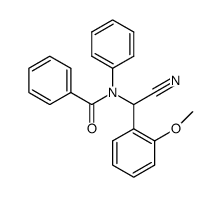 N-(cyano(2-methoxyphenyl)methyl)-N-phenylbenzamide结构式