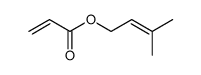 Propenoic acid 3-methyl-2-butenyl ester picture