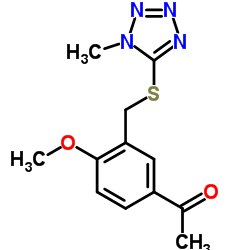 1-(4-METHOXY-3-[[(1-METHYL-1H-TETRAZOL-5-YL)THIO]METHYL]PHENYL)ETHANONE picture