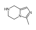 3-甲基-5,6,7,8-四氢咪唑[1,5A]吡嗪结构式