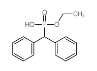 benzhydryl-ethoxy-phosphinic acid结构式