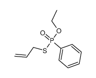 S-allylO-ethyl phenylphosphonothioate结构式