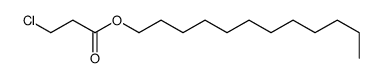 dodecyl 3-chloropropanoate结构式