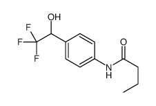 N-[4-(2,2,2-trifluoro-1-hydroxyethyl)phenyl]butanamide结构式