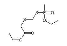 ethyl 2-[[ethoxy(methyl)phosphoryl]sulfanylmethylsulfanyl]acetate结构式