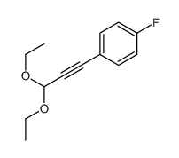 1-(3,3-diethoxyprop-1-ynyl)-4-fluorobenzene结构式