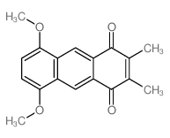1,4-Anthracenedione,5,8-dimethoxy-2,3-dimethyl-结构式