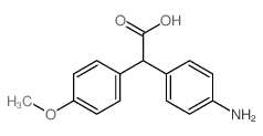 2-(4-aminophenyl)-2-(4-methoxyphenyl)acetic acid Structure