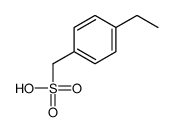 Benzenemethanesulfonic acid, 4-ethyl- (9CI) structure