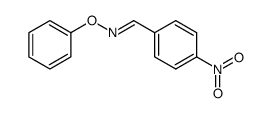 E-O-phenyl-p-nitrobenzaldoxime Structure