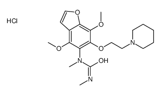 1-(4,7-Dimethoxy-6-(2-piperidinoethoxy)-5-benzofuranyl)-1,3-dimethylur ea hydrochloride picture