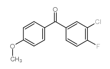 3-CHLORO-4-FLUORO-4'-METHOXYBENZOPHENONE picture