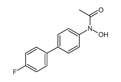 N-hydroxy-4-acetylamino-4'-fluorobiphenyl结构式