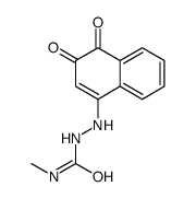 1-[(3,4-dioxonaphthalen-1-yl)amino]-3-methylurea结构式