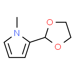 1H-Pyrrole,2-(1,3-dioxolan-2-yl)-1-methyl-(9CI)结构式