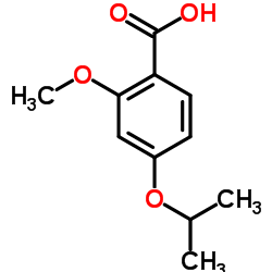 4-Isopropoxy-2-methoxybenzoic acid Structure