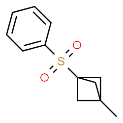 Bicyclo[1.1.1]pentane, 1-methyl-3-(phenylsulfonyl)- (9CI) structure