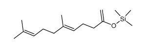 6,10-dimethyl-2-[(trimethylsilyl)oxy]-(5E)-1,5,9-undecatriene Structure