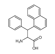 2-amino-3-naphthalen-1-yl-3-phenylpropanoic acid结构式